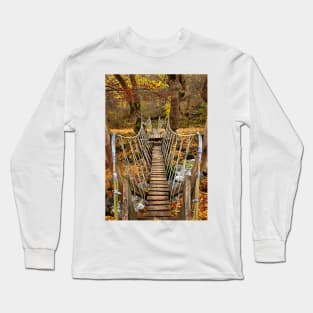 Autumnal crossing on the "Path of Love" Long Sleeve T-Shirt